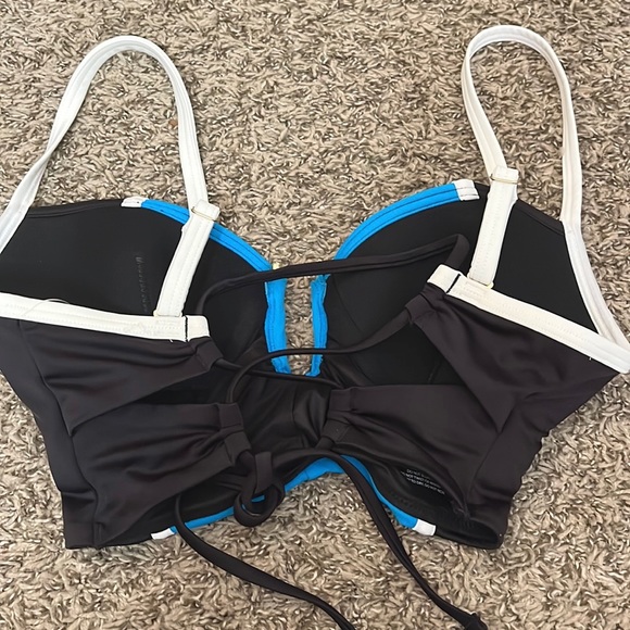 A Che Bikini Swimsuit Tankini Colorblock High Waist X-Small XS New - Picture 3 of 5